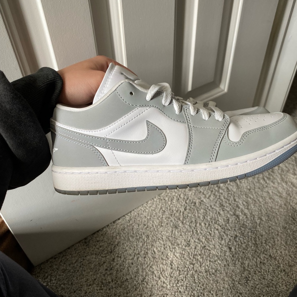 Women’s Air Jordan 1 White Wolf Grey